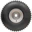 25x12.00-9 4ply P318 Knobby on 4/4" rim side view