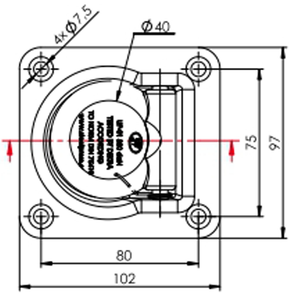 Drawing for UP-01Top View