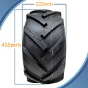 18x9.50-8 Open Centre tyre pattern with Dimensions