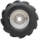 18x9.50-8 Open Centre tyre on 4/100mm rim side view