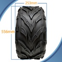 22x10.00-10 4pr Wanda P361 ATV Tyre pattern with dimensions