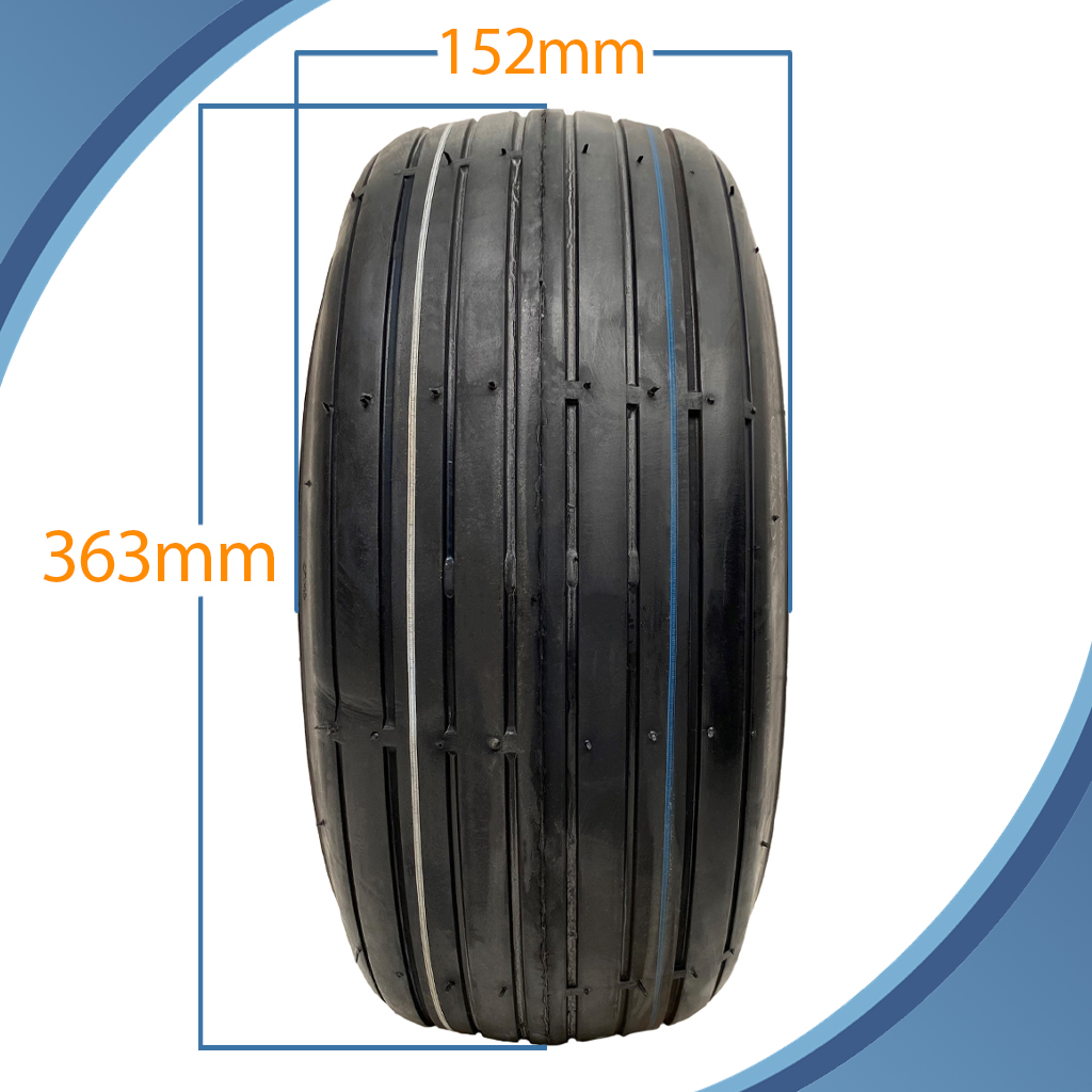 15x6.00-6 6pr Wanda P508A rib tyre pattern with dimensions