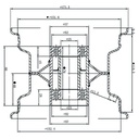 4.50x6 Rim drawing with dimensions