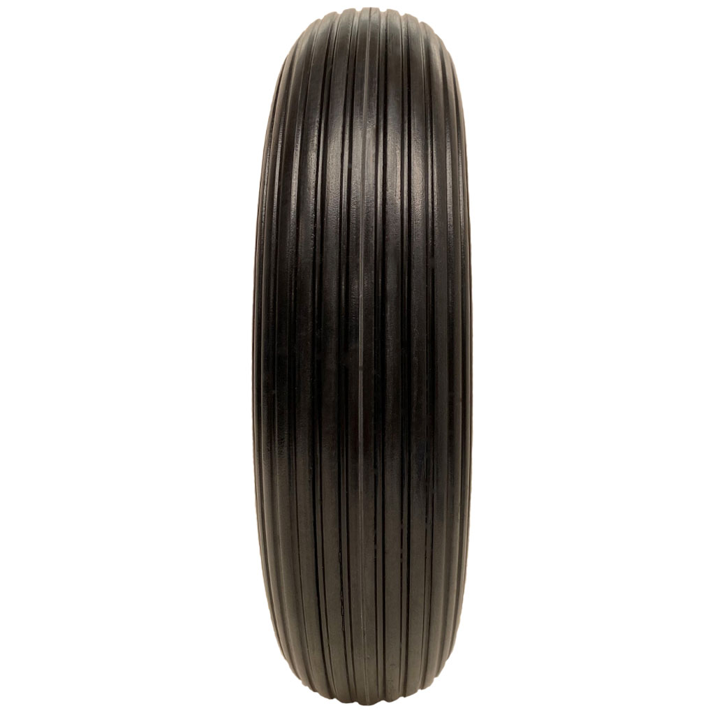 4.80/4.00x8 Puncture proof wheel plastic rim 20x75mm roller bearing 200kg Pattern