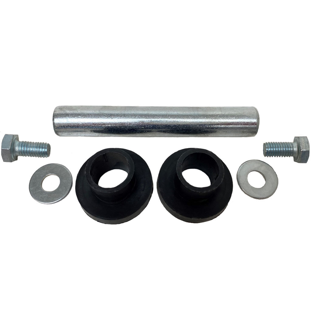 Axle kit for 350/400-8 wheelbarrow wheel (Plastic spacers/threaded bush with M10 bolts) parts