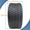 20x8.00-8 4pr Wanda P332 grass tyre pattern with dimensions