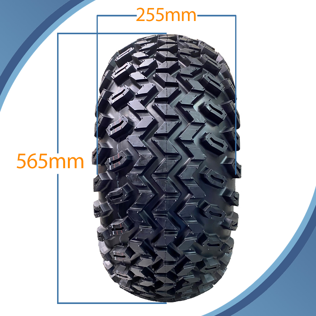 22x11.00-8 4ply Wanda P334 Utility tyre pattern with dimensions