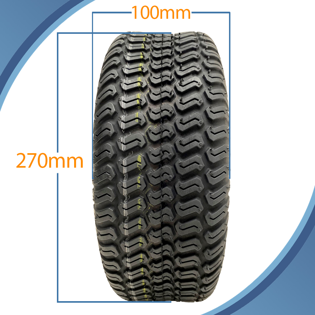 11x4.00-4 4pr Wanda P332 Grass tyre pattern with dimensions