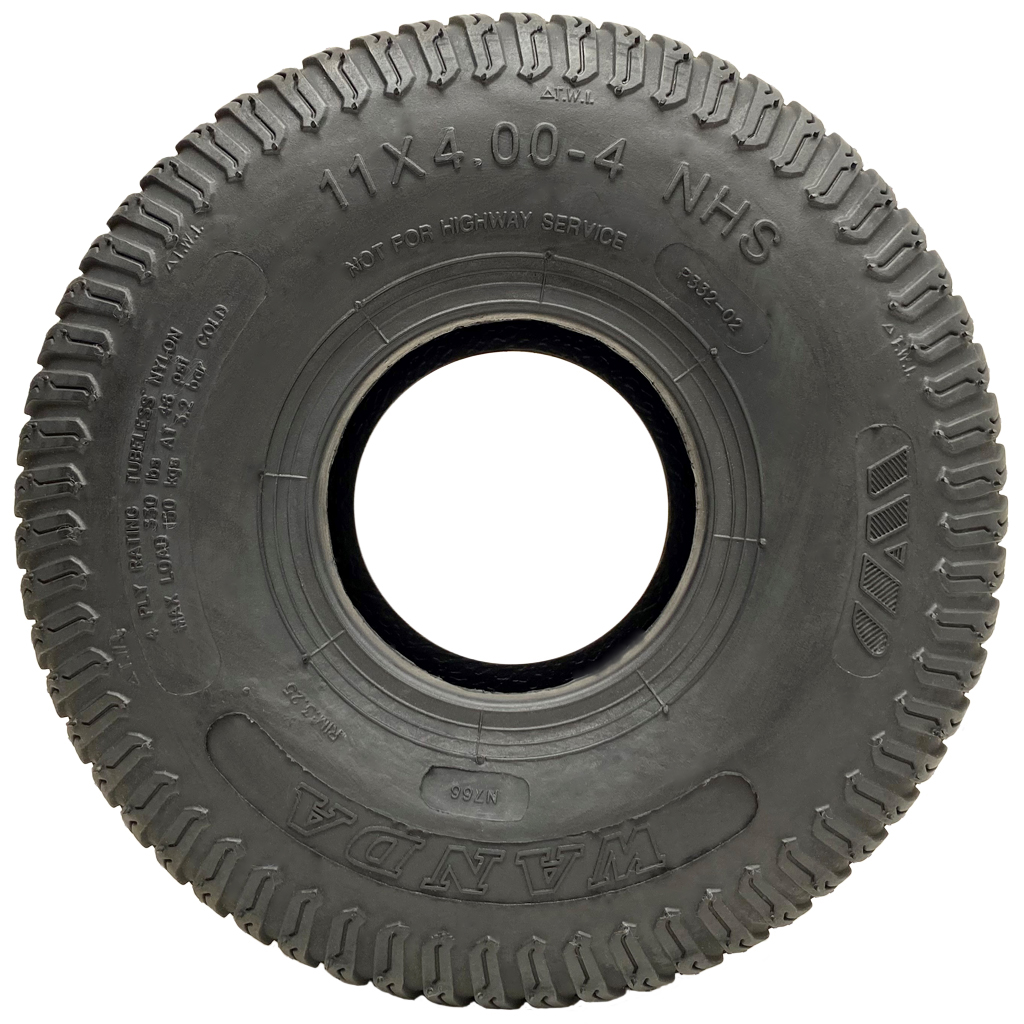 11x4.00-4 4pr Wanda P332 Grass tyre Side View