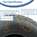 25x8.00-12 6ply OBOR Beast tyre Specification