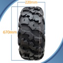 26x9.00R12 6ply OBOR Cornelius tyre pattern with dimensions
