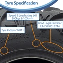 26x9.00R12 6ply OBOR Cornelius tyre specification
