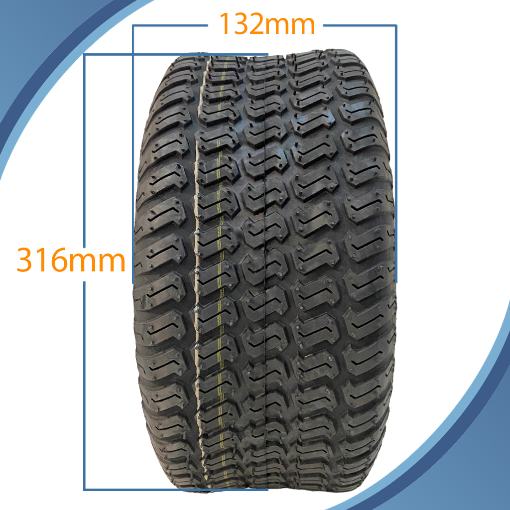 13x5.00-6 4pr Wanda P332 Grass tyre pattern with dimensions