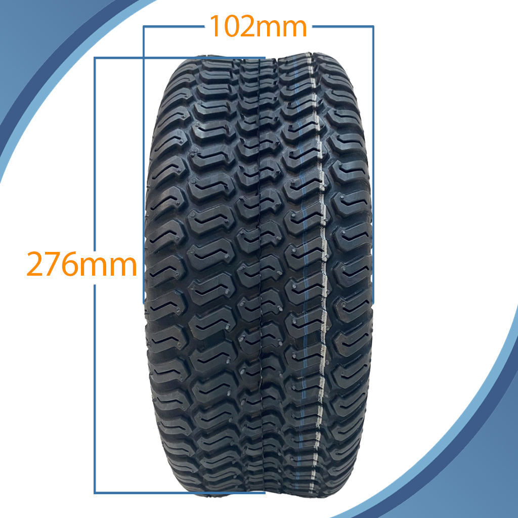 11x4.00-5 4pr Wanda P332 Grass tyre pattern with dimensions