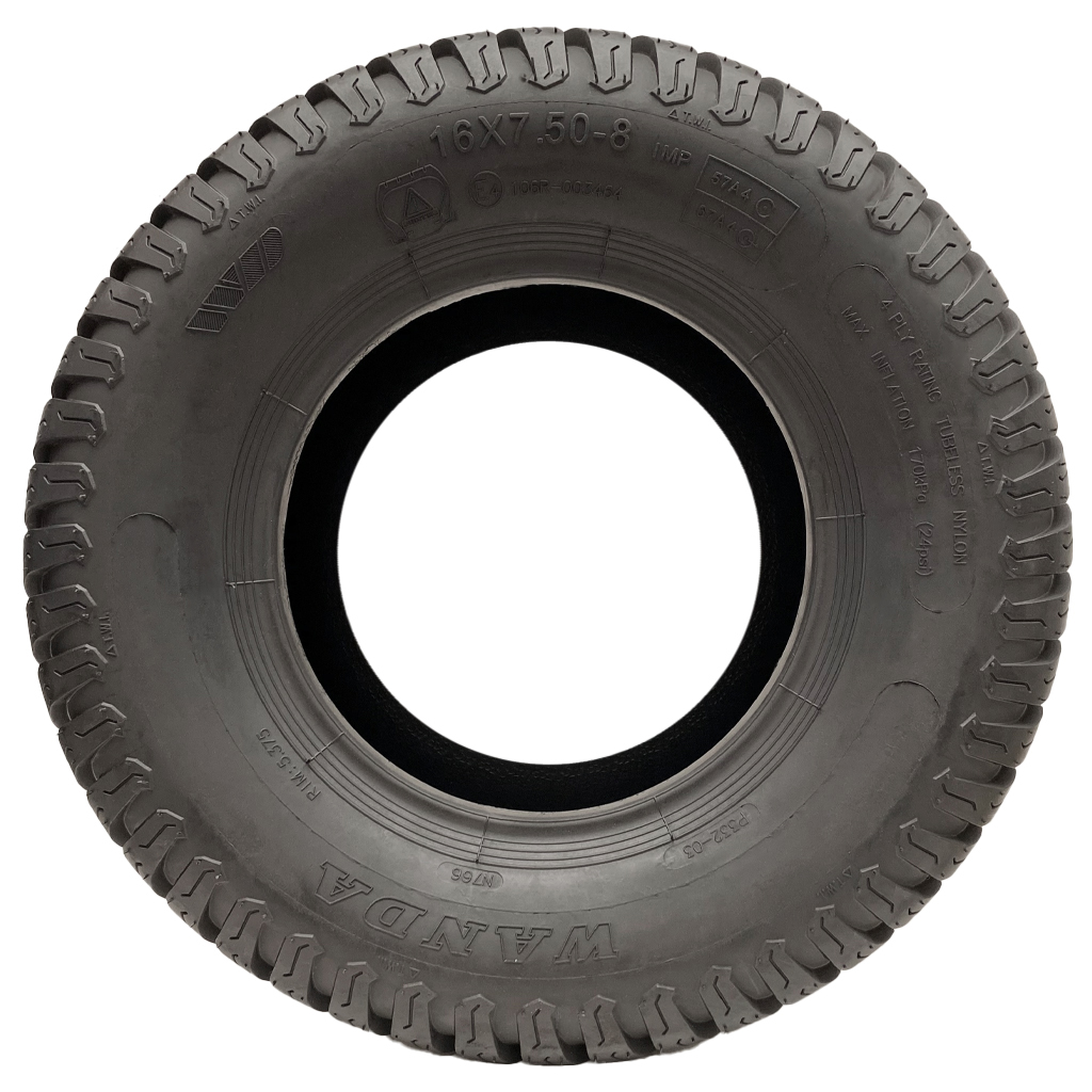 16x7.50-8 4pr Wanda P332 grass tyre side view