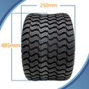 18x10.50-10 4pr Wanda P332 grass tyre pattern with dimensions
