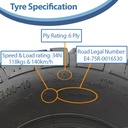 21x7.00-10 6ply OBOR Beast tyre specification