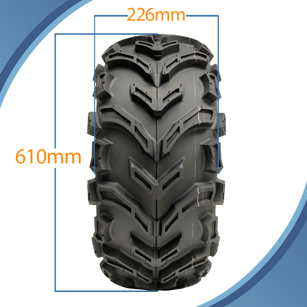 24x9.00-11 6pr Wanda Longhorn P3128 ATV tyre pattern with dimensions