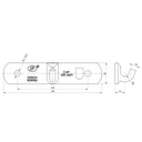 SPP Bar for Boards Latch Z-03 drawing with dimensions