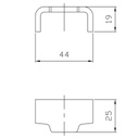 SPP Bar for Boards Latch Z-09 drawing with dimensions