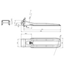 SPP Boards Hinge ZW-01.220A Drawing with dimensions