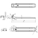 SPP Boards Hinges ZW-01.320A Drawing with dimensions