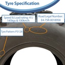 24x8.00-11 6pr Wanda Longhorn P3128 ATV tyre specification