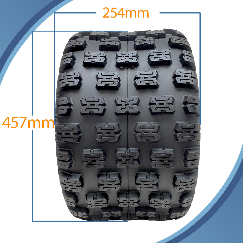 18x10.00-8 4pr OBOR Advent MX tyre pattern with dimensions