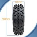 20x6.00-10 4pr OBOR Advent MX tyre pattern with dimensions