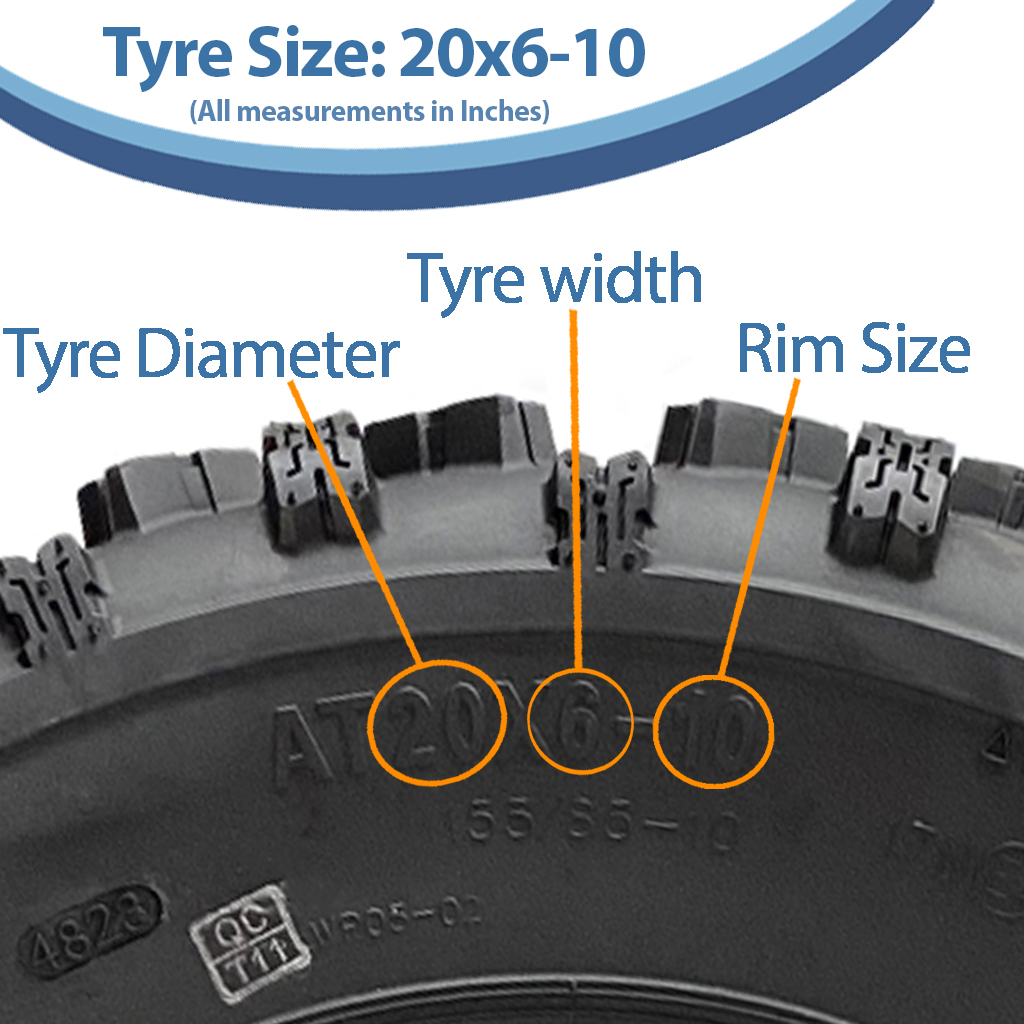 20x6.00-10 4pr OBOR Advent MX tyre size with text