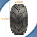 18x9.50-8 4pr WANDA P361 ATV tyre pattern with dimensions