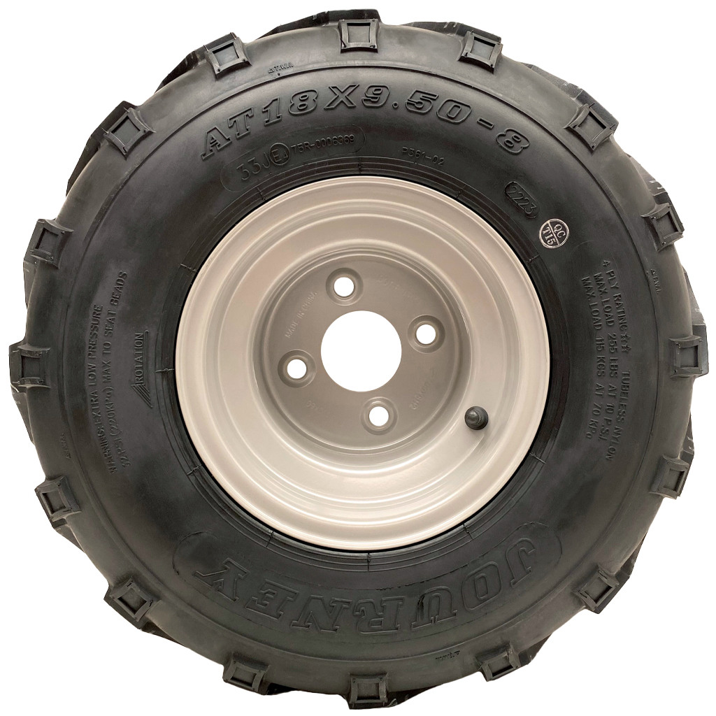 18x9.50-8 4pr WANDA P361 ATV tyre on 100mm side view