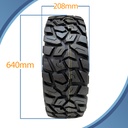 25x8.00R12 8pr OBOR Antelope ATV tyre pattern with dimensions
