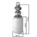 40x60mm Gate Guide Drawing with Dimensions