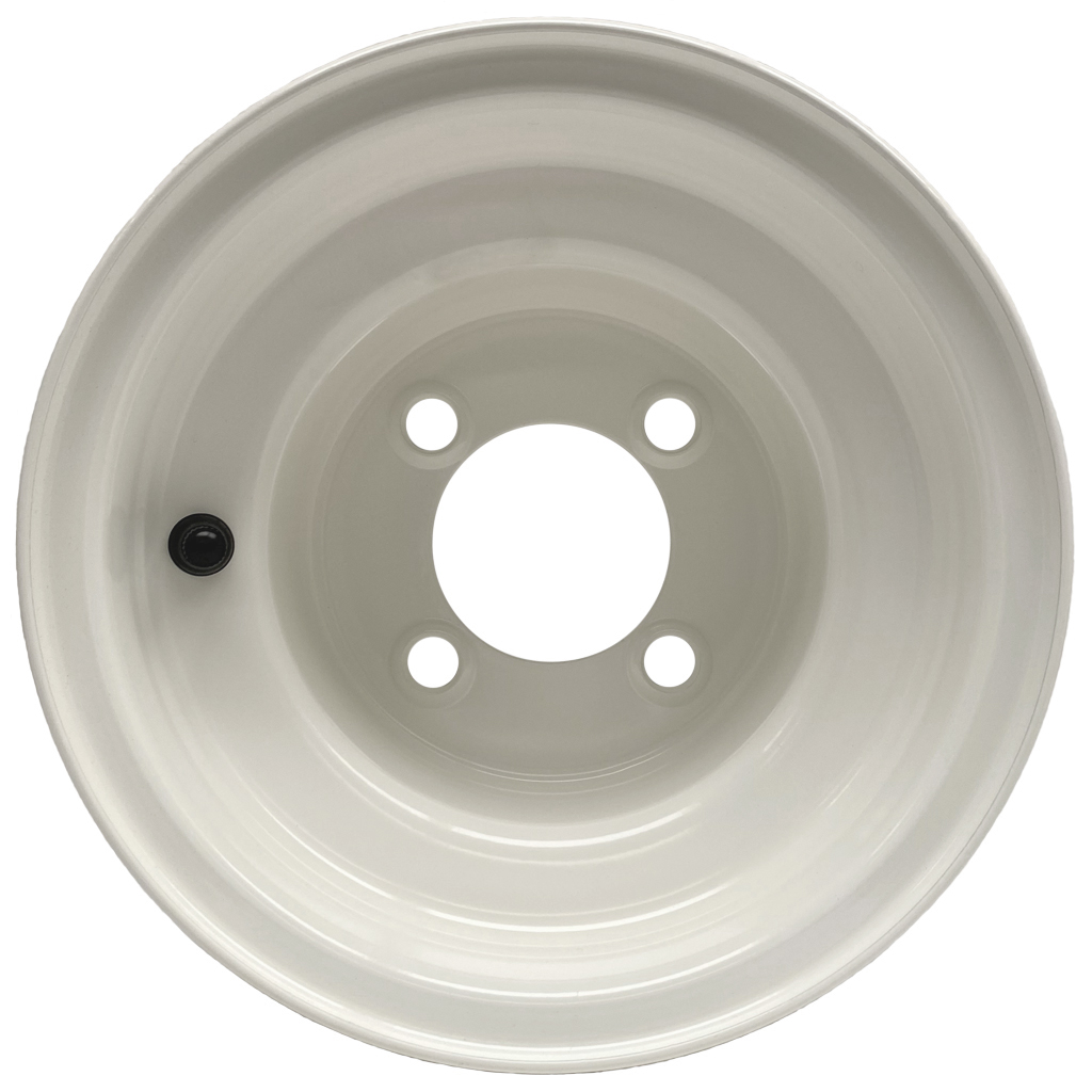 7.00x8 Wheel rim 4/101.6/72 white (for golf buggy) front view