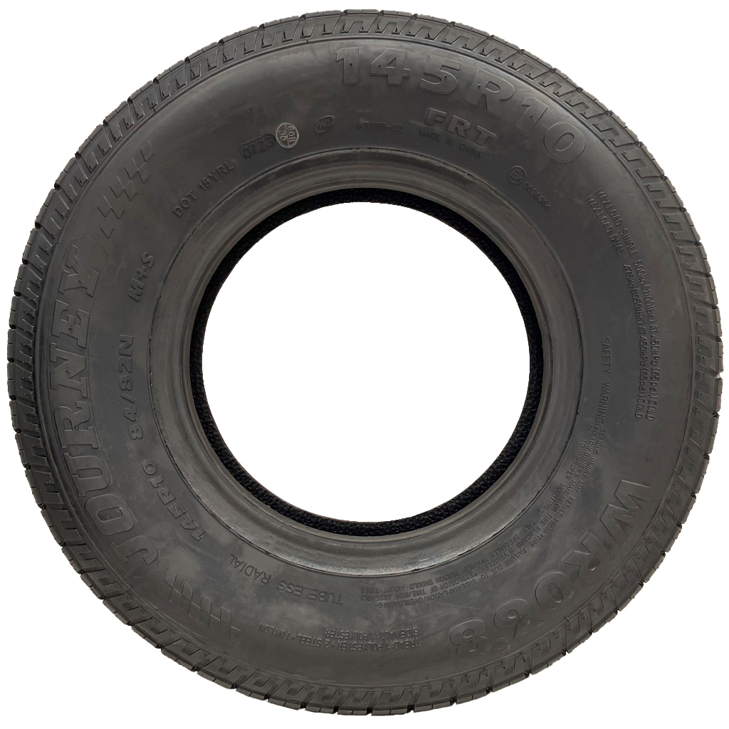 145R10 Wanda WR068 trailer tyre 84/82N side view