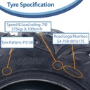 27x11.00R14 6ply OBOR Vulture tyre specification