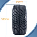 20x10.00-10 4ply P332 tyre pattern with dimensions