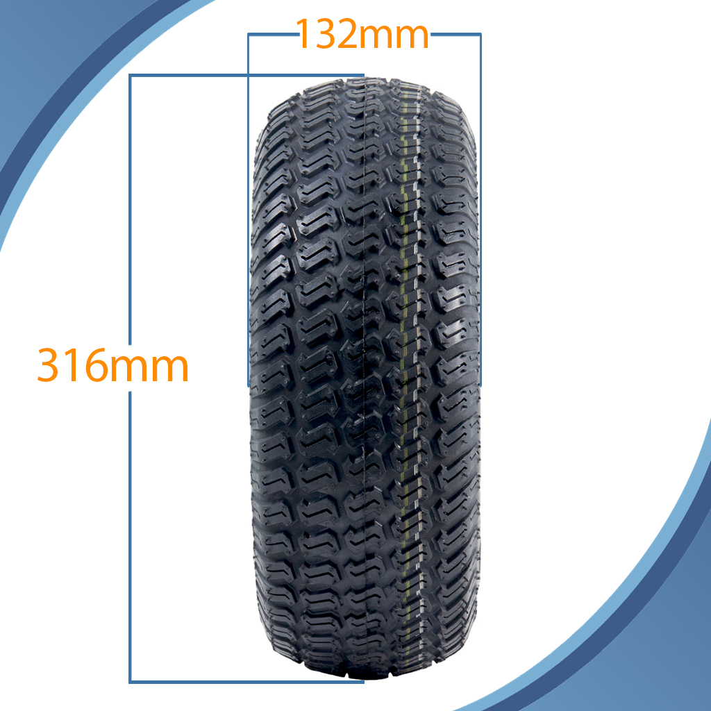 13x5.00-6 4ply P332 grass tyre pattern with dimensions