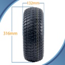 13x5.00-6 4ply P332 grass tyre pattern with dimensions