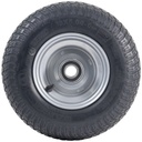 13x5.00-6 4pr Journey P332 Grass tyre E-marked TL on steel rim 25mm ball bearing 90mm hub length, 200kg load capacity side view