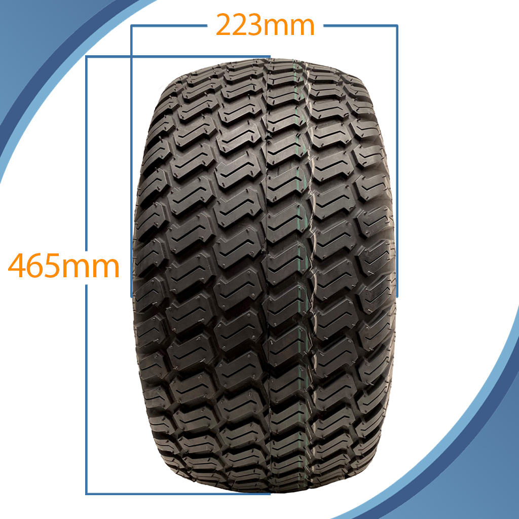 18x9.50-8 6ply Wanda P332 grass tyre pattern with dimensions