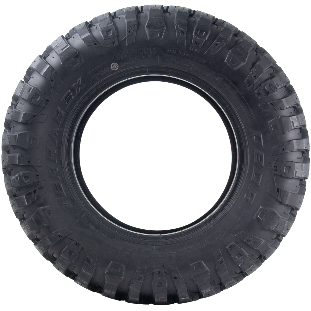 27x9.00R14 (225/70R14) 8ply OBOR Terrarex Tyre TL, 18psi, 49M,185kg side view