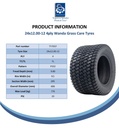 24x12.00-12 4ply Journey P332 Grass tyre spec sheet