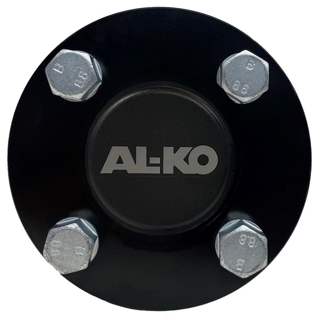 Hub & Stub axle 4/100 M12 wheel bolt  35x35mm Hi speed (ALKO) front view
