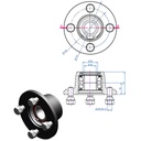 Hub Drawing with dimensions ALKO