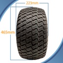 18x9.50-8 6pr P332 Grass tyre pattern with dimensions