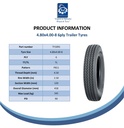 4.80/4.00-8 (120/90-8) 6ply Journey trailer wheel & tyre spec sheet