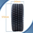 22x9.50-10 4pr Journey P532 grass tyre pattern with dimensions