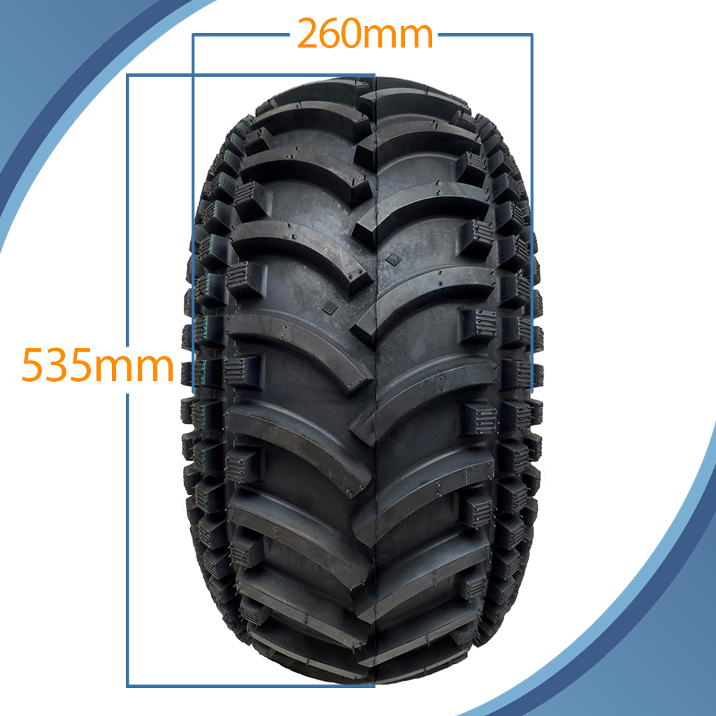 22x11.00-8 4pr P308 ATV tyre pattern with dimensions